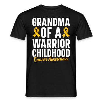 Krebs Im Kindesalter Childhood Cancer Awareness - Männer T-Shirt - Schwarz - Vorne - AI Model Male 178 light (178cm)