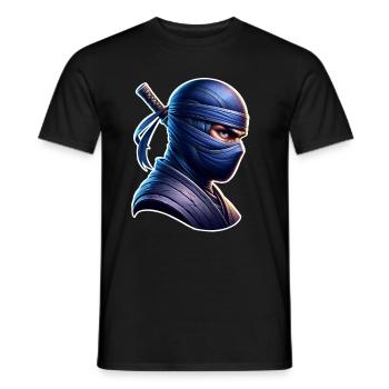 Ninja - Men's T-Shirt - black - Front - AI Model Male 178 light (178cm)