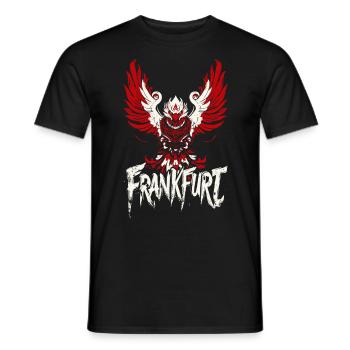 Frankfurt Majestic Eagle FFM Ultras - T-shirt homme - noir - Devant - AI Model Male 178 light (178cm)