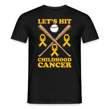 Krebs Im Kindesalter Childhood Cancer Awareness - Männer T-Shirt - Schwarz - Vorne - AI Model Male 178 light (178cm)