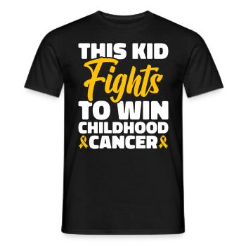 Krebs Im Kindesalter Childhood Cancer Awareness - Männer T-Shirt - Schwarz - Vorne - AI Model Male 178 light (178cm)