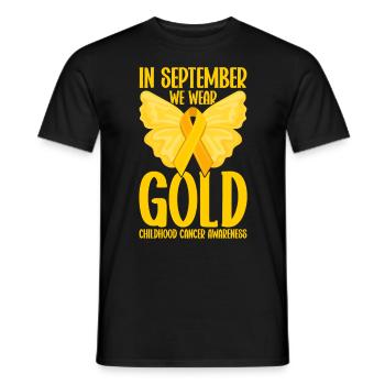 Krebs Im Kindesalter Childhood Cancer Awareness - Männer T-Shirt - Schwarz - Vorne - AI Model Male 178 light (178cm)