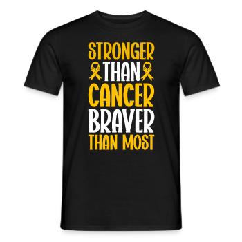 Krebs Im Kindesalter Childhood Cancer Awareness - Männer T-Shirt - Schwarz - Vorne - AI Model Male 178 light (178cm)