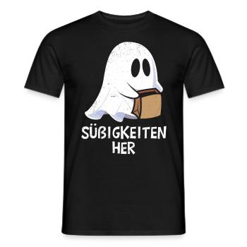 Costume d’Halloween Enfants SWEETS HER Funny - T-shirt homme - noir - Devant - AI Model Male 178 light (178cm)