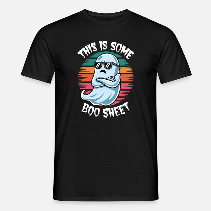 This is some boo sheet - Männer T-Shirt - Schwarz