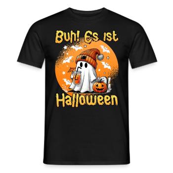 Halloween Kinder BOO ES IST HALLOWEEN Lustiges - Männer T-Shirt - Schwarz - Vorne - AI Model Male 178 light (178cm)