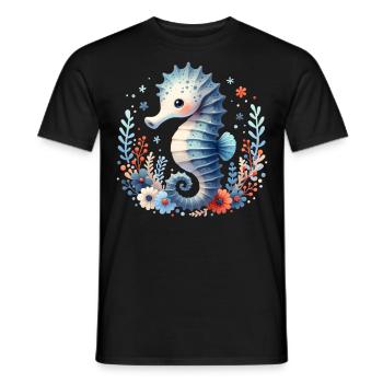 Hippocampe Hippocampe - T-shirt homme - noir - Devant - AI Model Male 178 light (178cm)