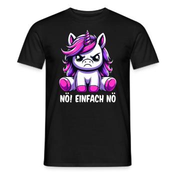 Nope just nope - Men's T-Shirt - black - Front - AI Model Male 178 light (178cm)