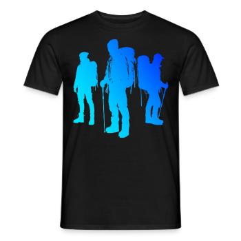 Bouldern Climbing Kletterer Herren Boulder - Männer T-Shirt - Schwarz - Vorne - AI Model Male 178 light (178cm)