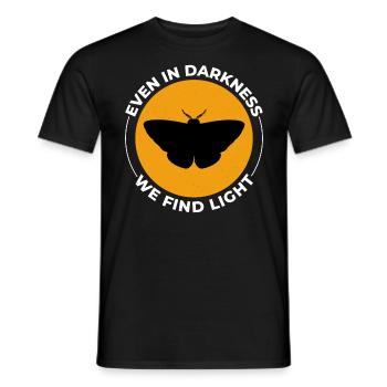 Motte nachtaktives Tier Insektensammler Entomologie - Männer T-Shirt - Schwarz - Vorne - AI Model Male 178 light (178cm)