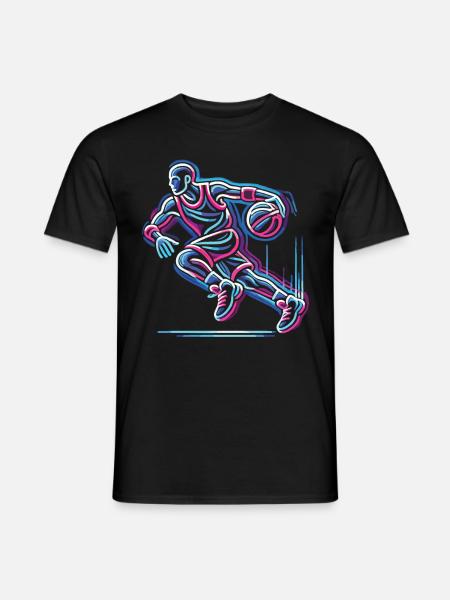 Basketball, Basketballer, Basketballspieler - Männer T-Shirt - Schwarz