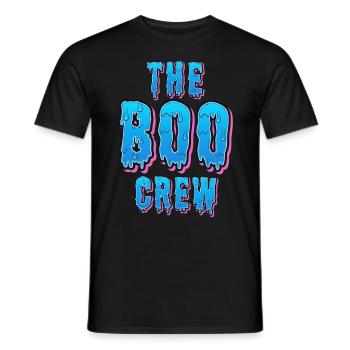 Halloween Costume Kids THE BOO CREW Fun - Men's T-Shirt - black - Front - AI Model Male 178 light (178cm)