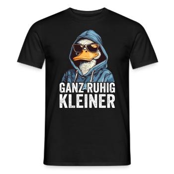 Ganz Ruhig Kleiner Lustiger Spruch - Männer T-Shirt - Schwarz - Vorne - AI Model Male 178 light (178cm)
