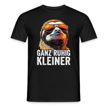 Calme-toi, petit dicton drôle - T-shirt homme - noir - Devant - AI Model Male 178 light (178cm)