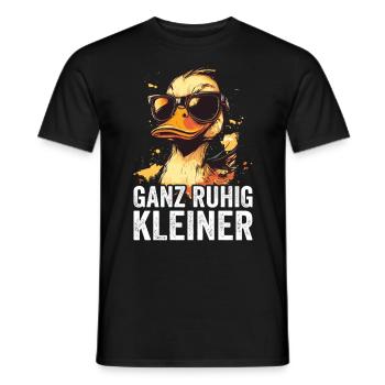 Ganz Ruhig Kleiner Lustiger Spruch - Männer T-Shirt - Schwarz - Vorne - AI Model Male 178 light (178cm)