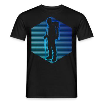 Bouldering Bouldering Bouldering Men's Climbers - Men's T-Shirt - black - Front - AI Model Male 178 light (178cm)