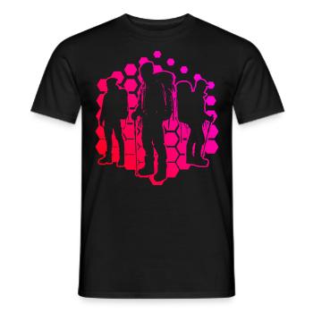 Escalade Bloc Kletterer Grimpeur Bloc - T-shirt homme - noir - Devant - AI Model Male 178 light (178cm)