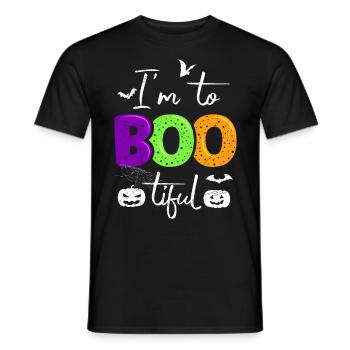 Costume d’Halloween Enfants JE SUIS TROP BOO TIFUL Drôle - T-shirt homme - noir - Devant - AI Model Male 178 light (178cm)