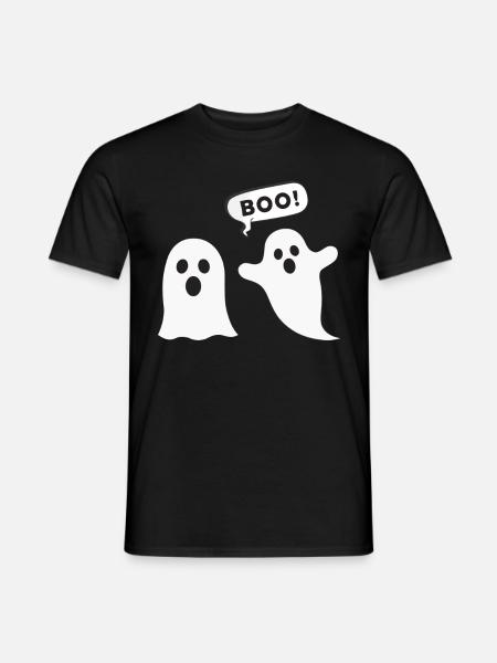 Halloween Party HUI! Halloween Kostüm Geister - Männer T-Shirt - Schwarz