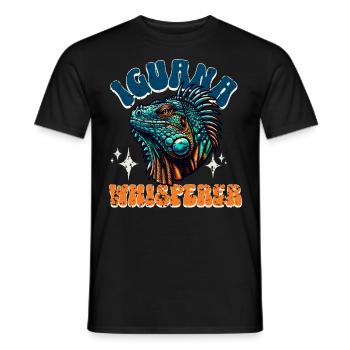 Iguane - T-shirt homme - noir - Devant - AI Model Male 178 light (178cm)