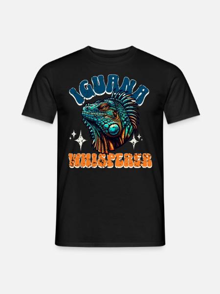 Iguana - Men's T-Shirt - black