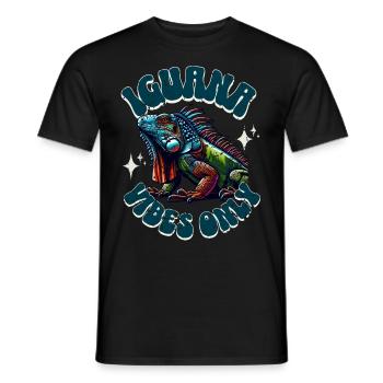 Iguane - T-shirt homme - noir - Devant - AI Model Male 178 light (178cm)
