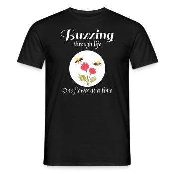 Abeille Apiculteur Apiculture Insecte Collectionneur - T-shirt homme - noir - Devant - AI Model Male 178 light (178cm)