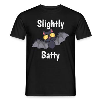 Halloween Costume Kids SLIGHTLY CRAZY Girls - Men's T-Shirt - black - Front - AI Model Male 178 light (178cm)