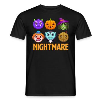 Costume d’Halloween Enfants SPOOKY NIGHT Drôle - T-shirt homme - noir - Devant - AI Model Male 178 light (178cm)