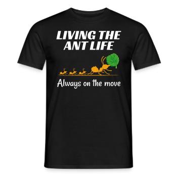 Ameisenhalter Ameisenliebhaber Entomologe Insektensammler - Männer T-Shirt - Schwarz - Vorne - AI Model Male 178 light (178cm)