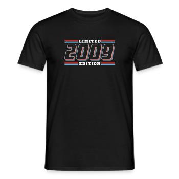 2009 Birthday Limited Edition 80s - Men's T-Shirt - black - Front - AI Model Male 178 light (178cm)