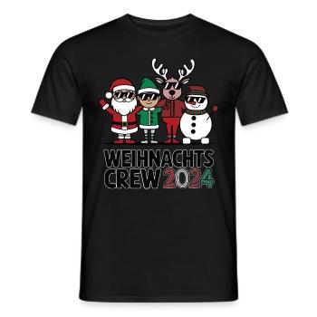 Weihnachts crew 24 - Männer T-Shirt - Schwarz - Vorne - AI Model Male 178 light (178cm)