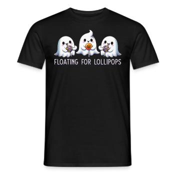 Floating For Lollipops - Männer T-Shirt - Schwarz - Vorne - AI Model Male 178 light (178cm)