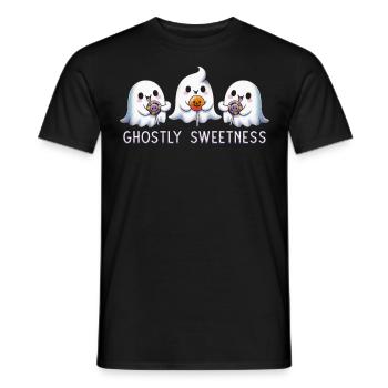 Ghostly Sweetness - Men's T-Shirt - black - Front - AI Model Male 178 light (178cm)