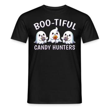 Chasseur de bonbons Boo-Tiful - T-shirt homme - noir - Devant - AI Model Male 178 light (178cm)