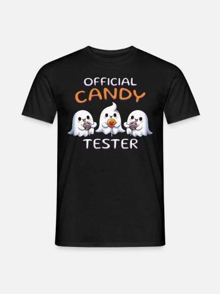 Official Candy Tester - Men's T-Shirt - black