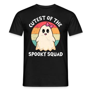 Halloween LE PLUS MIGNON DE L’ESCOUADE EFFRAYANTE Halloween - T-shirt homme - noir - Devant - AI Model Male 178 light (178cm)