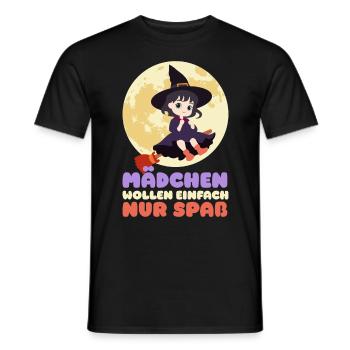 Halloween Costume GIRLS JUST WANT FUN Party - Men's T-Shirt - black - Front - AI Model Male 178 light (178cm)
