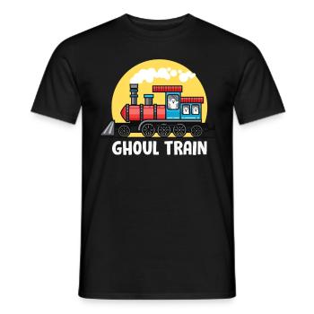 Halloween Party GHOUL TRAIN Lustiges Halloween - Männer T-Shirt - Schwarz - Vorne - AI Model Male 178 light (178cm)