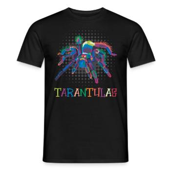 Fête costumée d’Halloween TARANTULAS Kids Cooles - T-shirt homme - noir - Devant - AI Model Male 178 light (178cm)