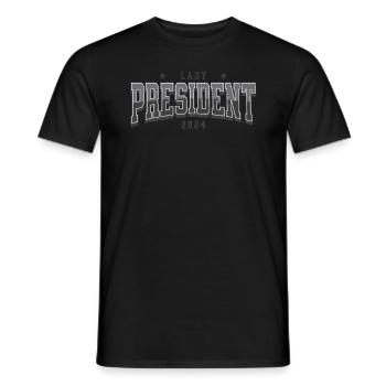 Dame Présidente 2024 : Kamala Harris pour la Présidence - T-shirt homme - noir - Devant - AI Model Male 178 light (178cm)