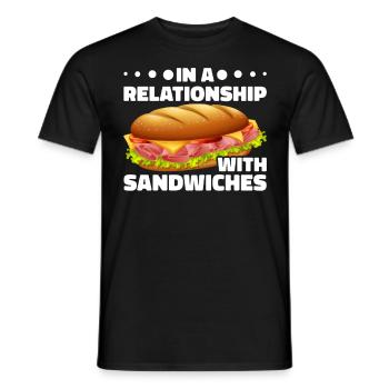 Sandwich Liebhaber Fast Food Liebhaber - Männer T-Shirt - Schwarz - Vorne - AI Model Male 178 light (178cm)