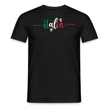 Italia - T-shirt homme - noir - Devant - AI Model Male 178 light (178cm)