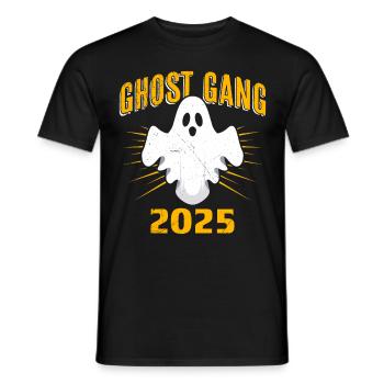 Halloween Kostüm Kinder GHOST GANG 2025 - Männer T-Shirt - Schwarz - Vorne - AI Model Male 178 light (178cm)