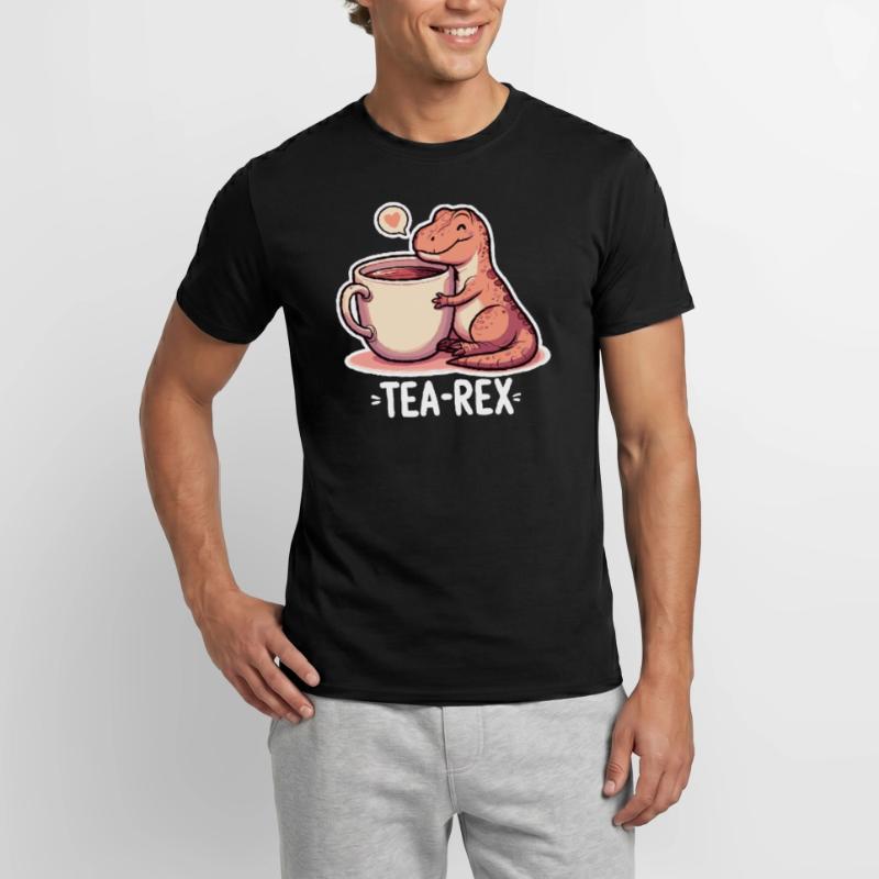 Tee Rex Tee-Rex Teetrinker Geschenk Männer T-Shirt
