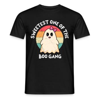 Halloween Girl THE CUTEST OF THE HAUNTED TROUPE - Men's T-Shirt - black - Front - AI Model Male 178 light (178cm)