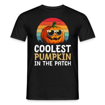 Halloween CITROUILLE LA PLUS COOL DE LA RÉGION Amusant - T-shirt homme - noir - Devant - AI Model Male 178 light (178cm)