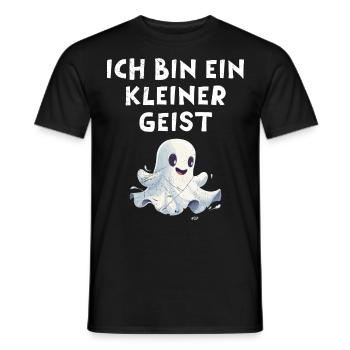 Halloween Party ICH BIN EIN KLEINER GEIST Lustig - Männer T-Shirt - Schwarz - Vorne - AI Model Male 178 light (178cm)