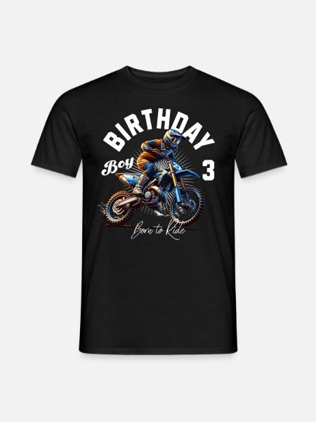 Motocross 3rd Birthday - Men's T-Shirt - black