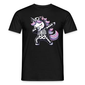 Unicorn Halloween Mummy Cute Unicorn Girl - Men's T-Shirt - black - Front - AI Model Male 178 light (178cm)
